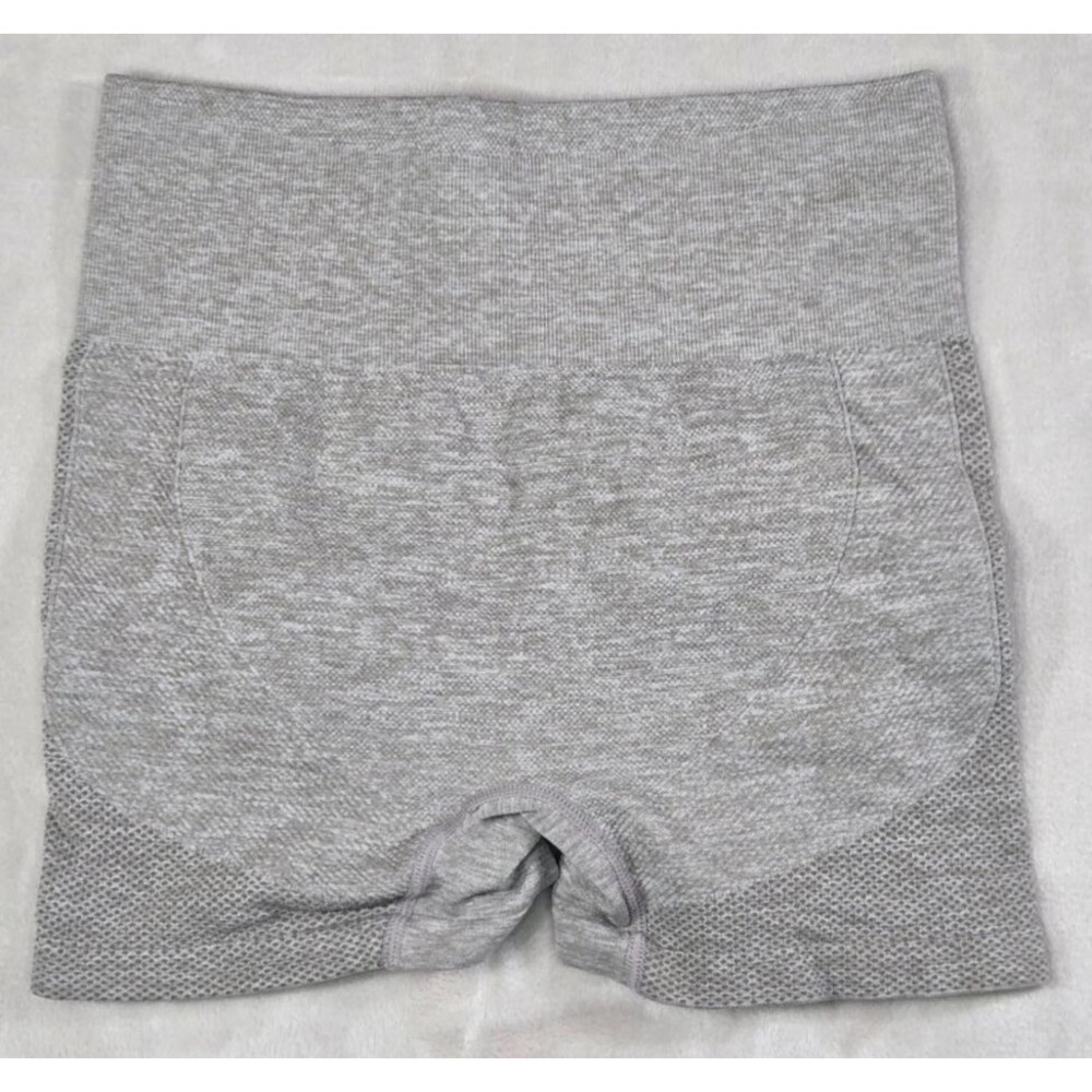 Baleaf Seamless Scrunch Butt Shorts High Waist Gray M Coquette Gym Aesthetic